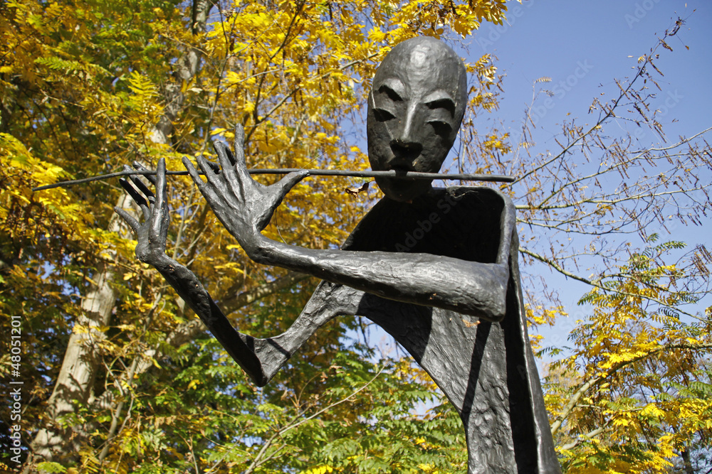 Skulptur Musiker im Skulpturenpark Rietberg