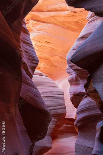 Red Rocks of a Slot Canyon