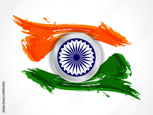 Beautiful Indian flag design