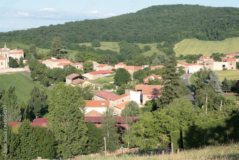 Village du puy-de-dôme,massif central