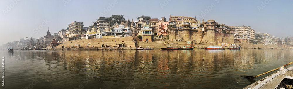 Panorama von Varanasi, Indien