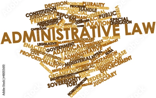 Word cloud for Administrative law photo