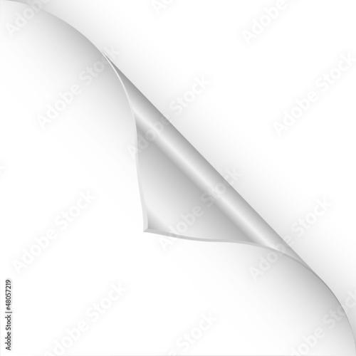 thick curled corner
