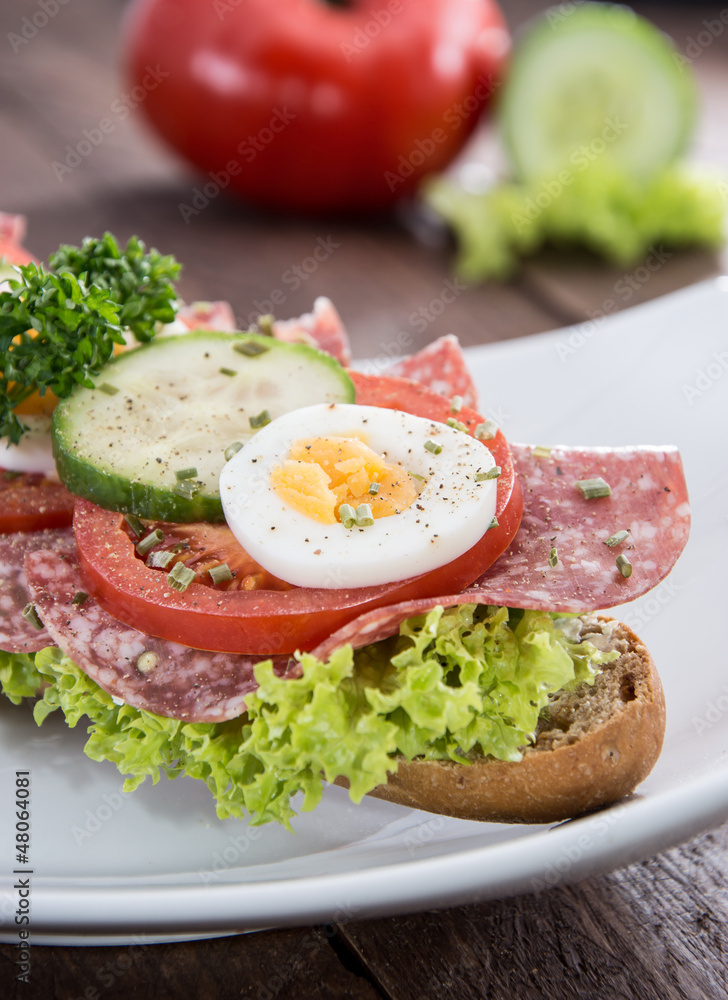Fresh Salami Baguette Fresh Salami Baguette
