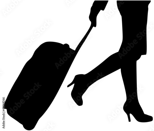DONNA CON TROLLEY