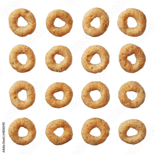 Valokuva Cheerios cereal isolated on white background