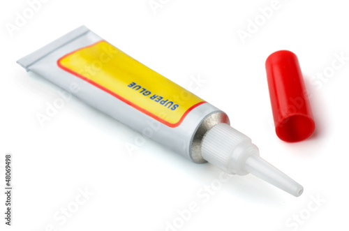 Принти на полотні Tube of instant super glue
