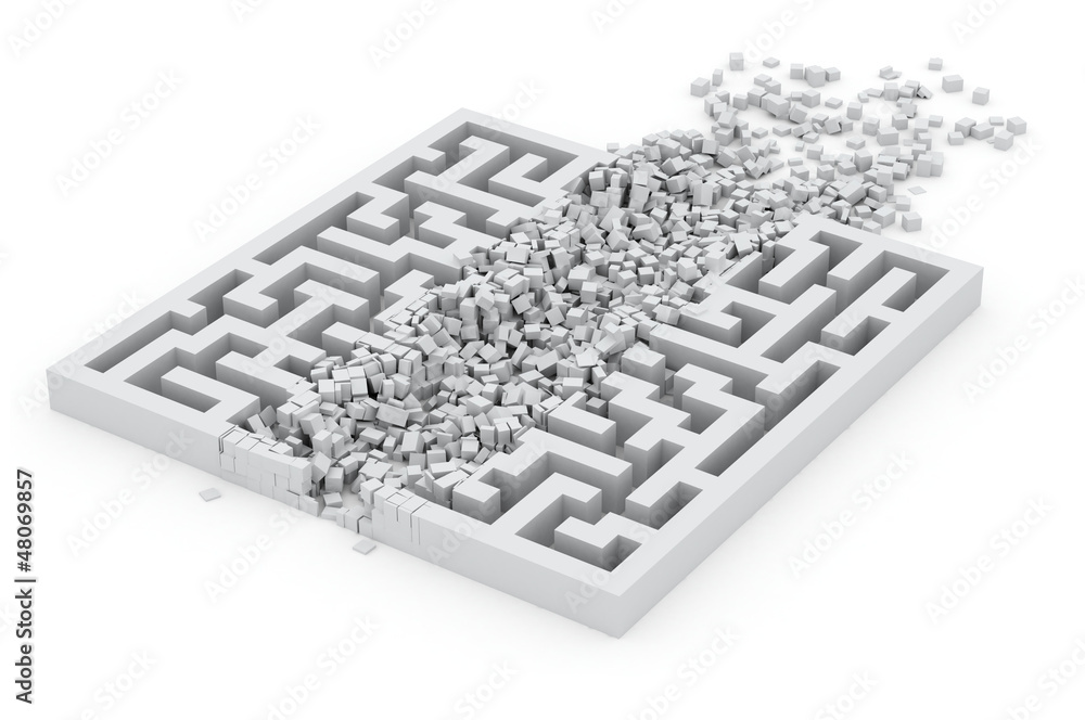 through the labyrinth, concept of new way