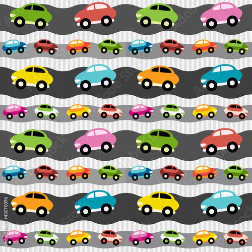 Background with cars #48070096