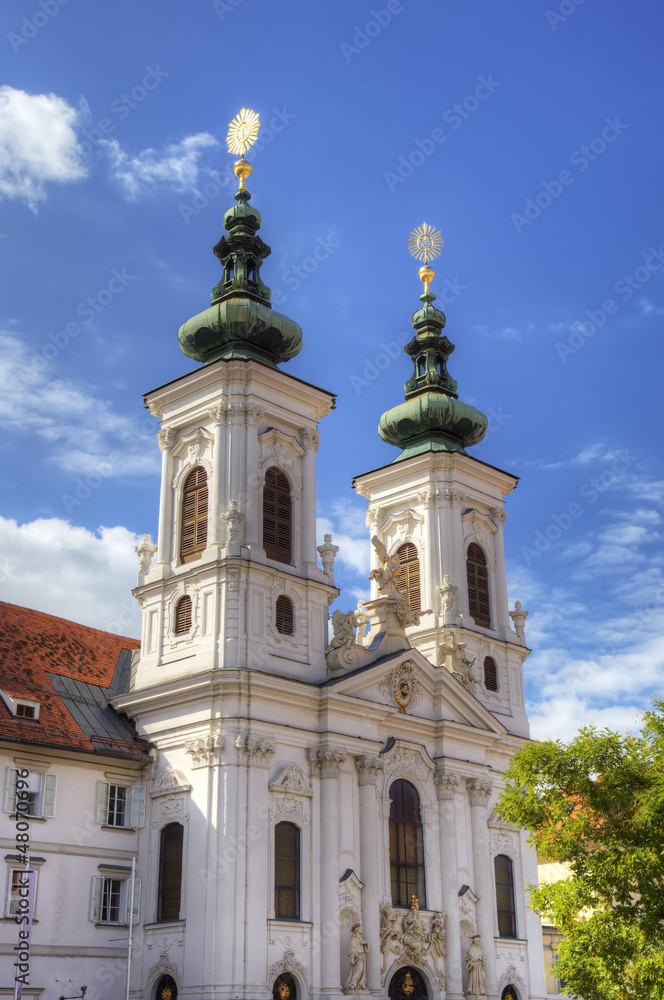 Mariahilfer church in Graz, Austria