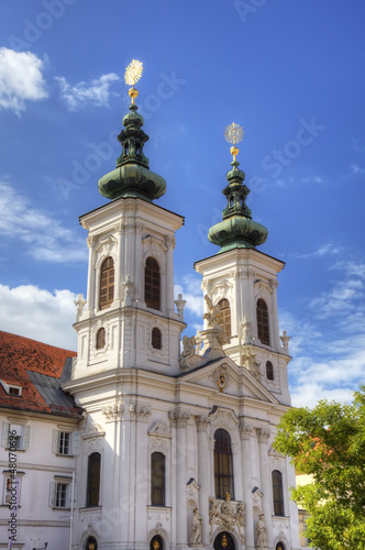 Mariahilfer church in Graz, Austria photo
