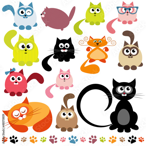 set of cats #48070809