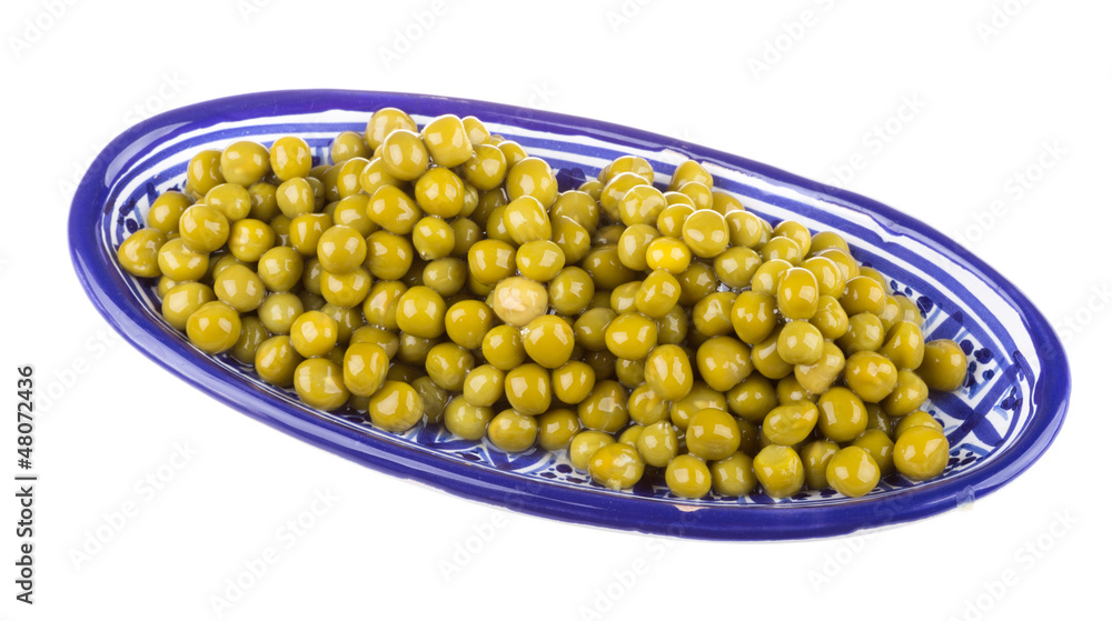 green peas, in a bowl, isolated, white background green peas, in a bowl, isolated, white background