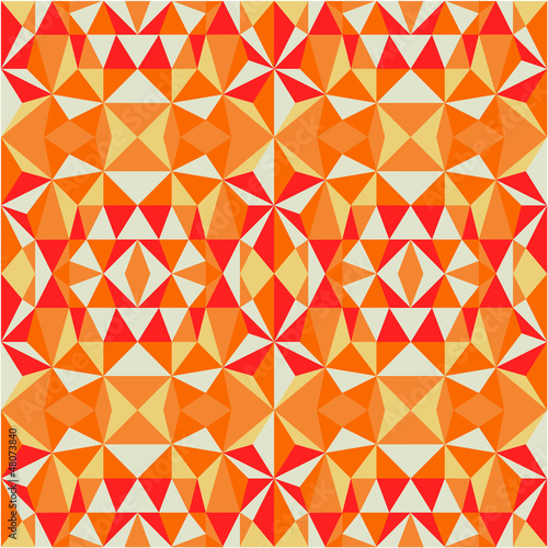 ´Geometric Triangle Shaped Pattern. Seamless, Vector, EPS 10