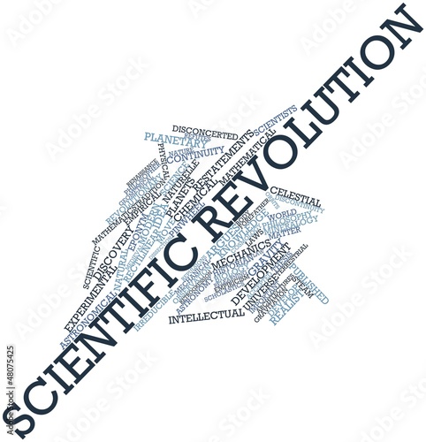 Word cloud for Scientific revolution photo