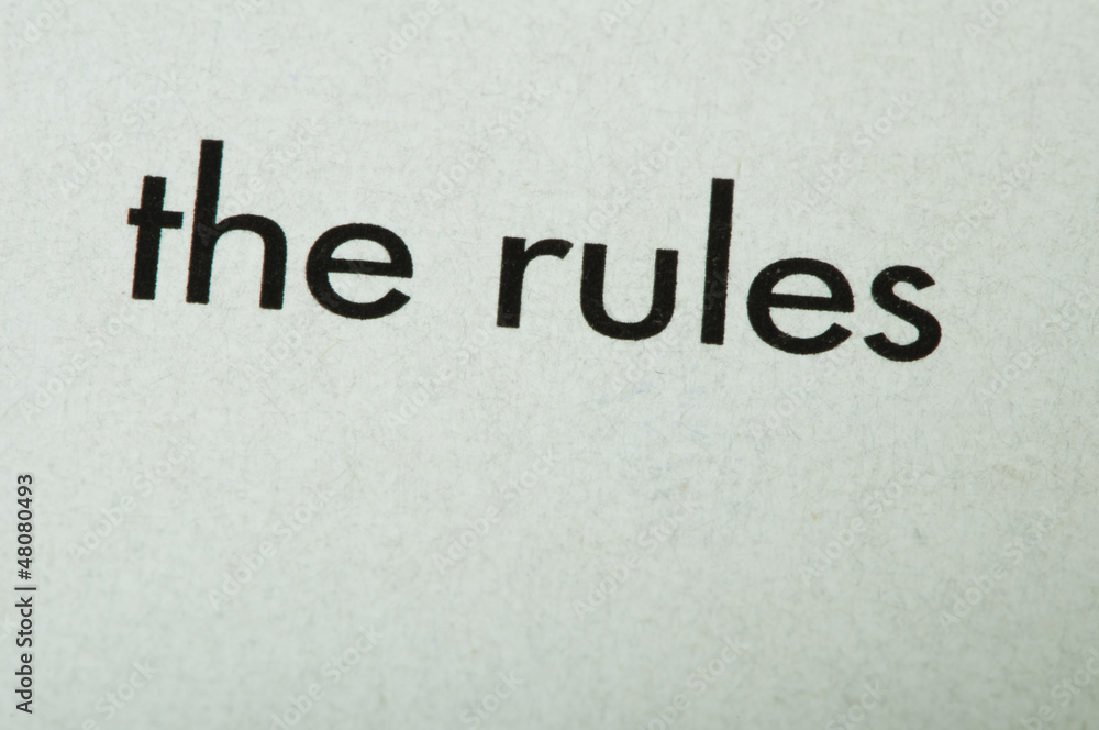 Word The rules Word The rules