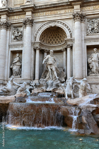 the trevi fountain