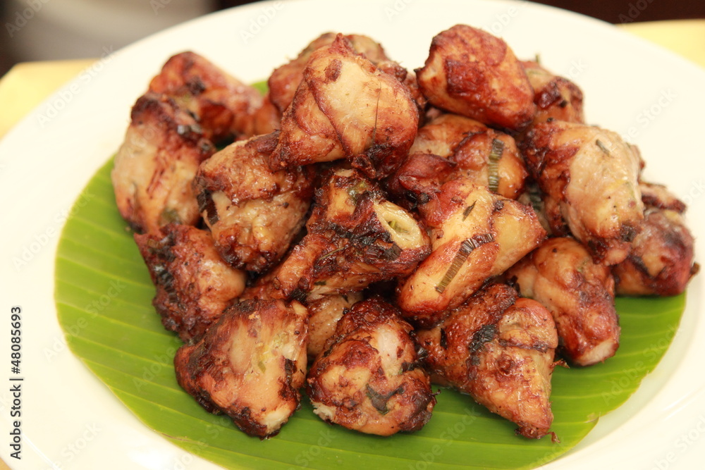 grill chicken on a plate grill chicken on a plate