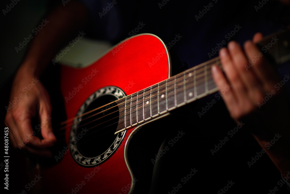 Fototapeta premium chitarra acustica