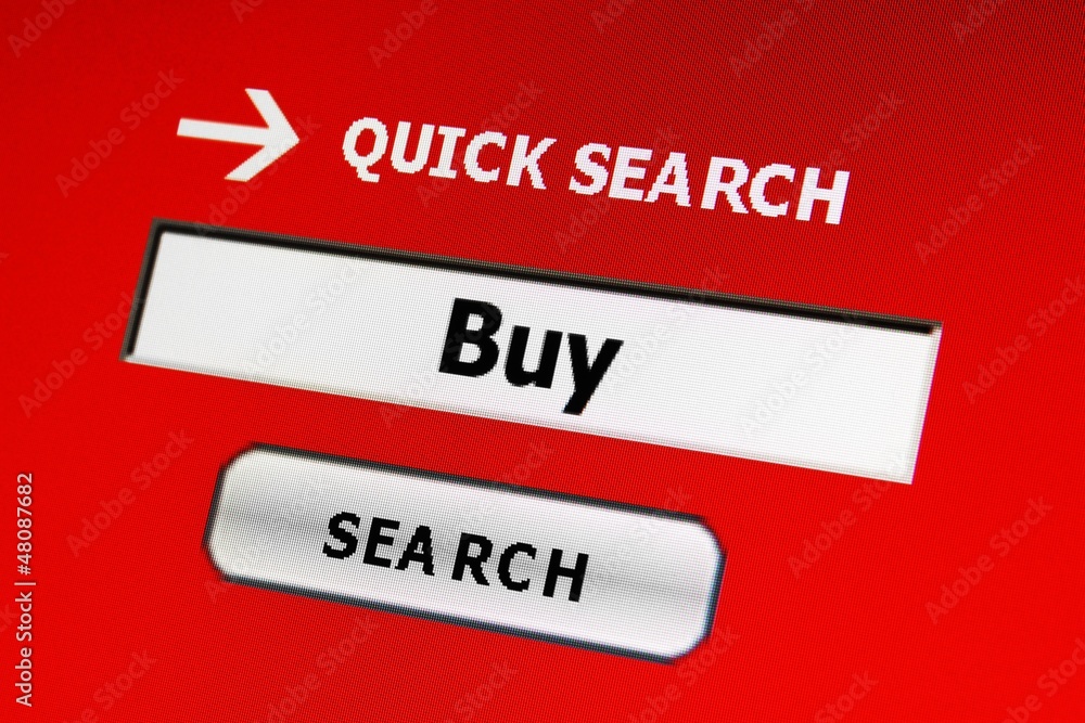 Buy online concept Buy online concept