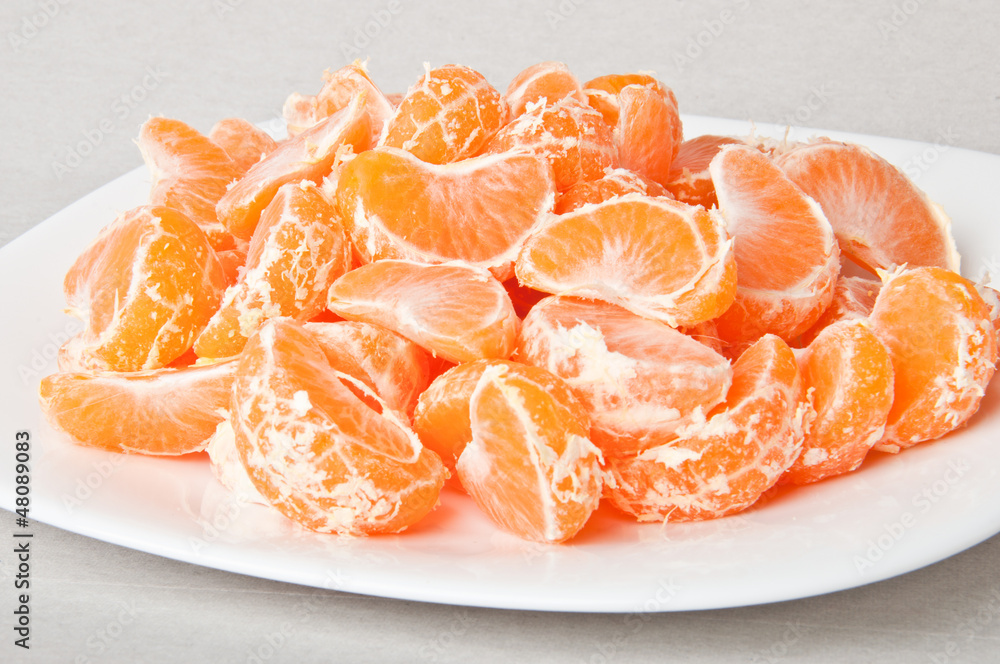 slices of mandarin slices of mandarin