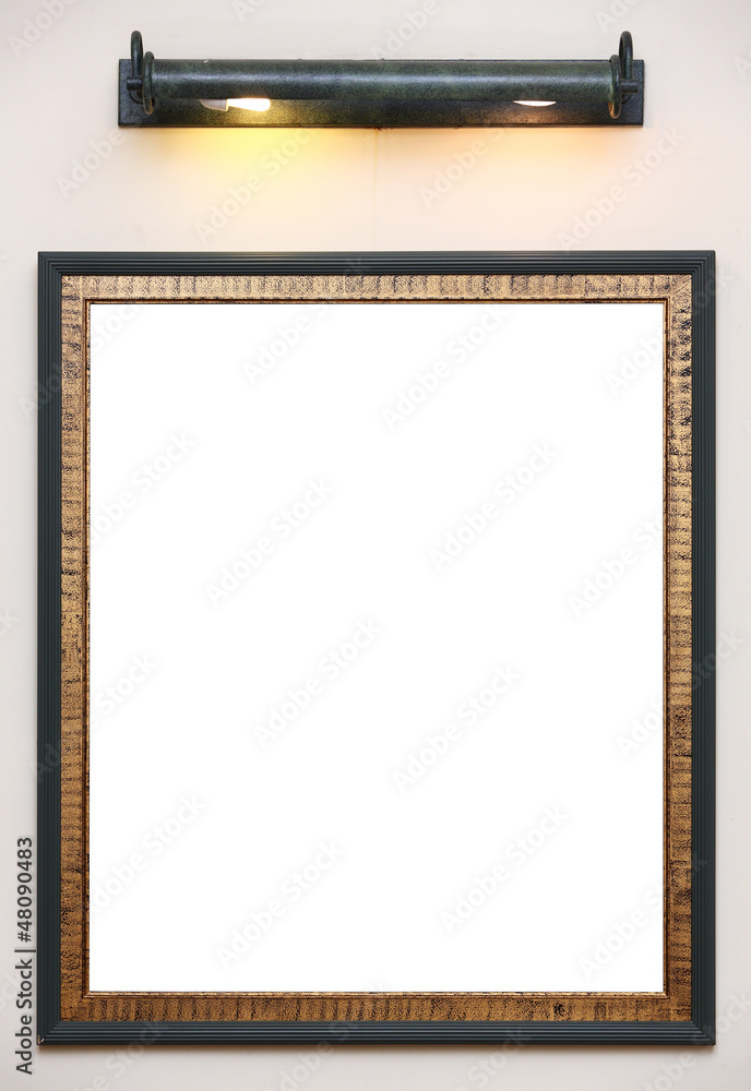 Fototapeta premium Photo frame on wall