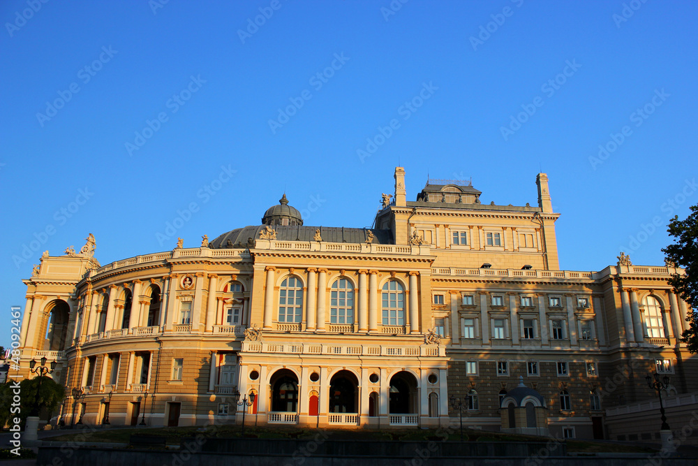 The opera house in Odessa