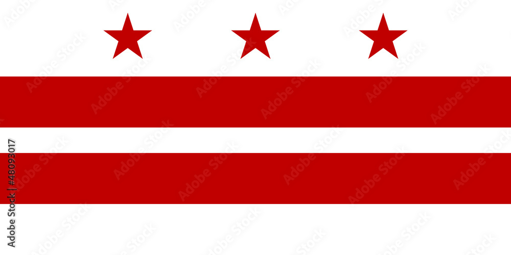 Washington D.C City flag Washington D.C City flag
