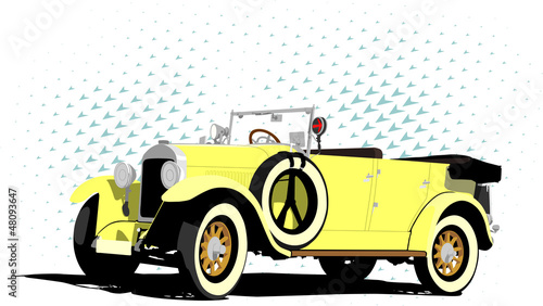 vintage car convertible