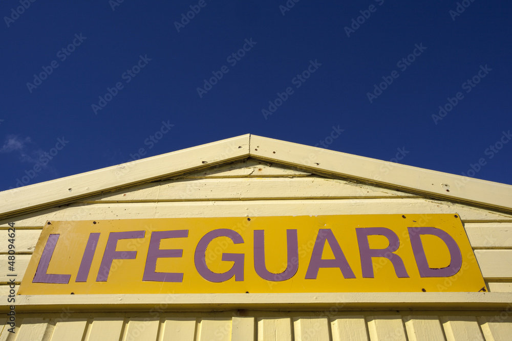 Lifeguard sign