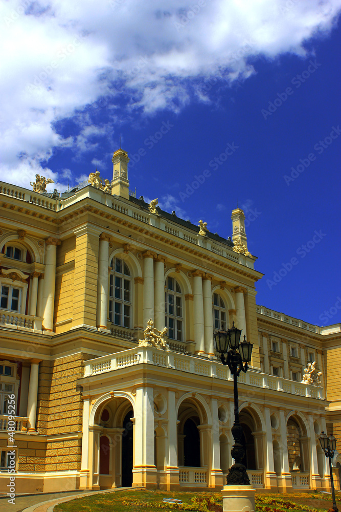 The opera theater in Odessa