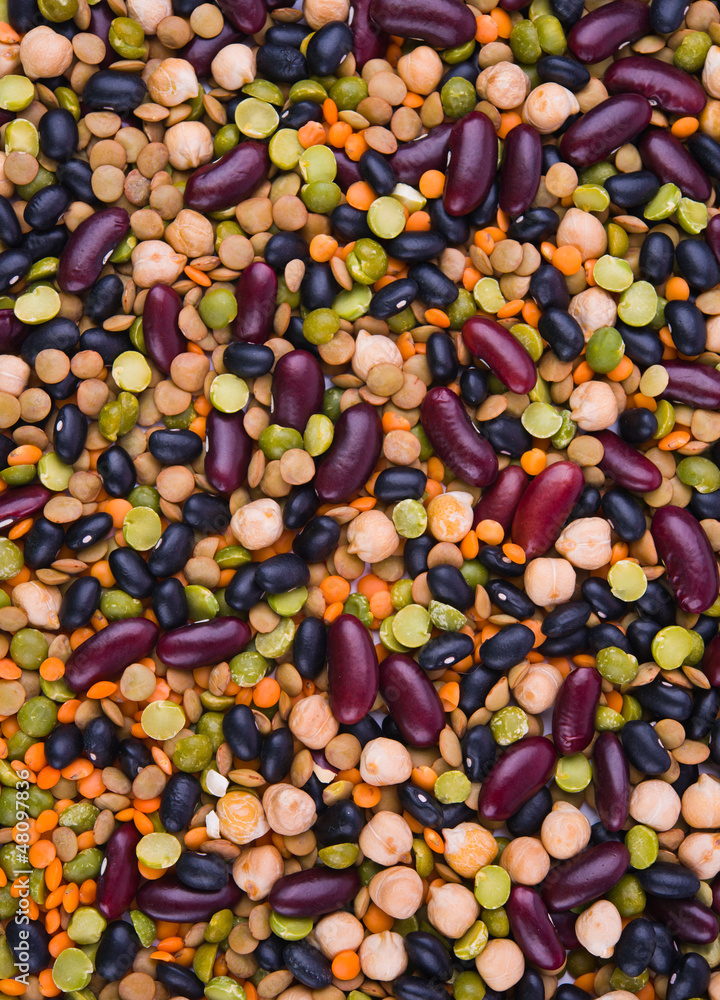 kidney bean, lentil, peas and chick-pea kidney bean, lentil, peas and chick-pea