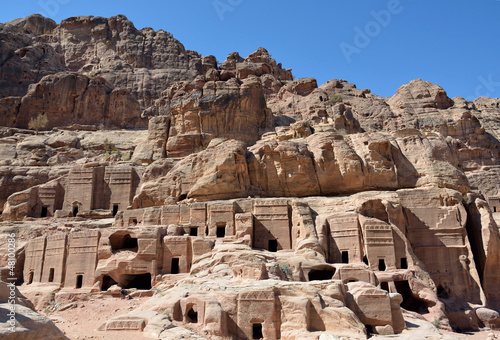 Street of Facades at Petra in Jordan