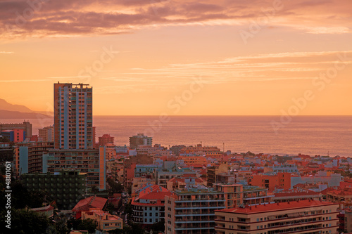 Sunset in Puerto de la Cruz, Tenerife