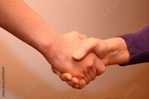 Obraz na plátně Handschlag
