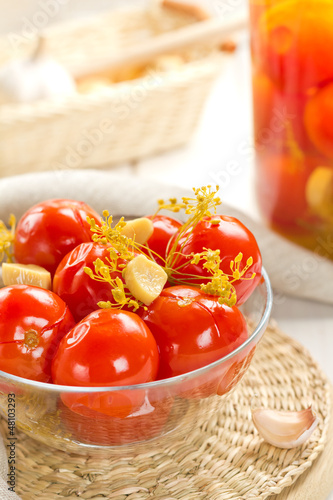 Pickled tomatoes