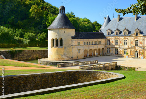 Chateau de Bussy-Rabutin, Burgund, Frankreich