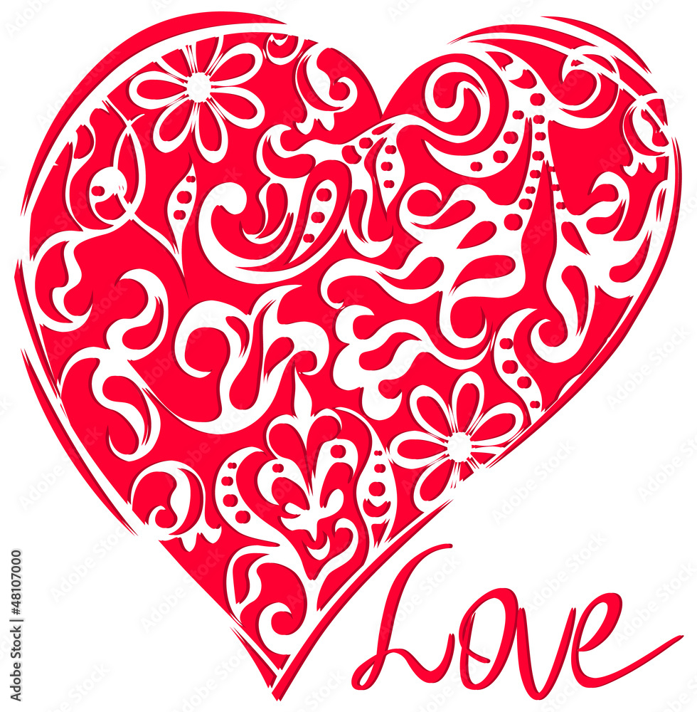 Heart . Valentine s Day background Heart . Valentine s Day background
