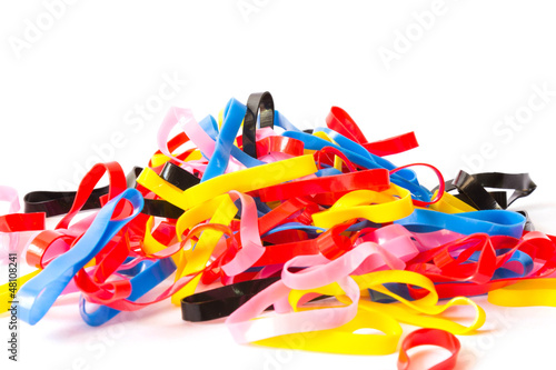 Colorful plastic band