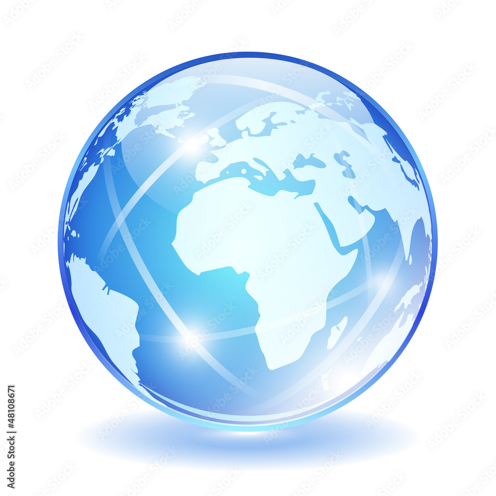 Vector globe illustration Vector globe illustration