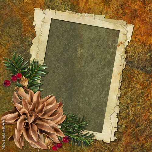 Vintage background with frames