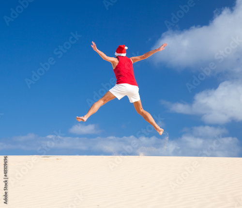 amateur Christmas in the dunes photoshoot