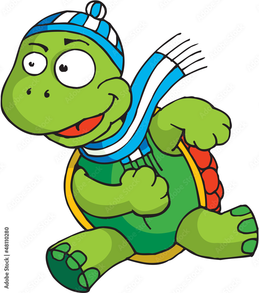 Obraz premium Running tortoise