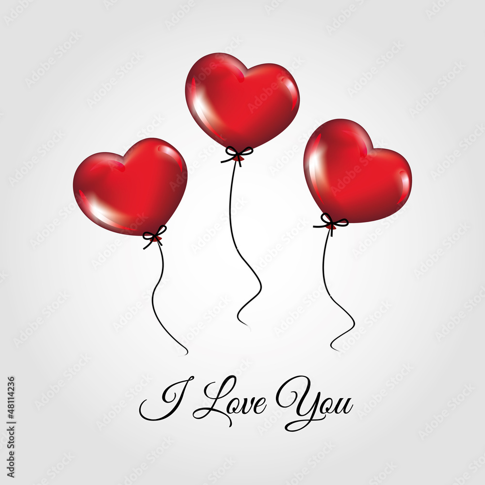 Liebe - Herz - Valentinstag - Luftballon
