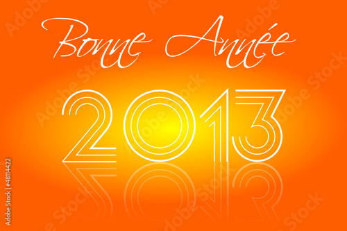 Bonne Année 2013 Disco Orange