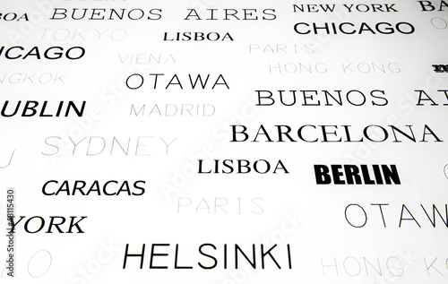 Photography Text cities