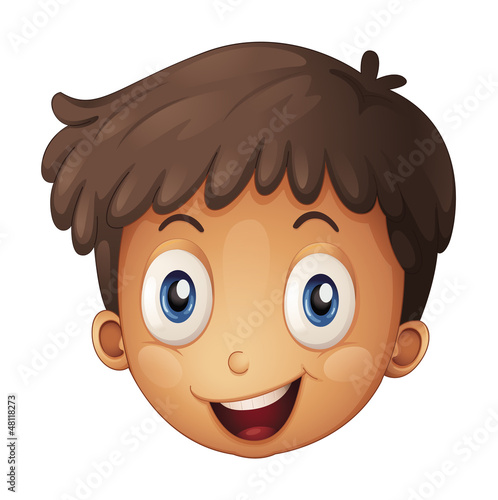 A face of a boy