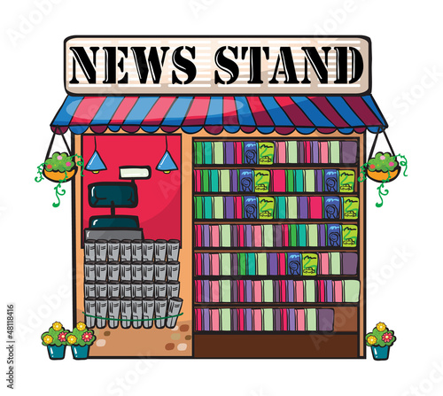A news paper shop