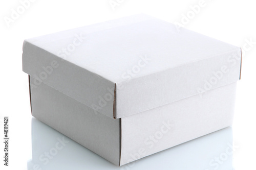 paper box, isolated on white