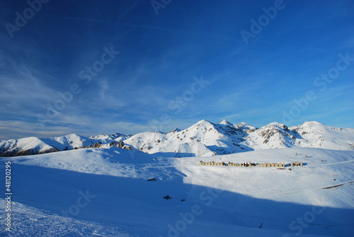 hiver dans le mercantour